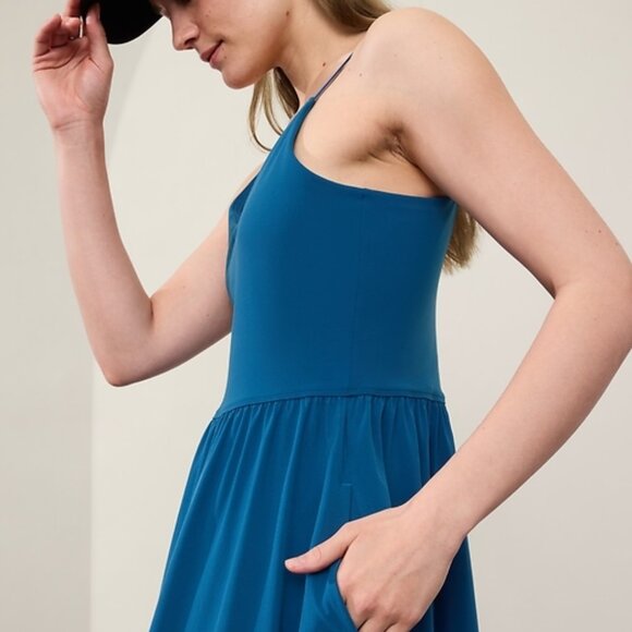 Athleta Elation V-Neck Hybrid Dress S - Picture 2 of 10